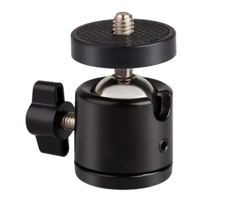 Шарнір поворотний / кріплення для кільцевих ламп і штативів / штативна головка / шаровий адаптер для штатива