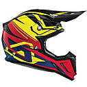 Шолом Acerbis Profile 2.0 Powerhead Жовтий/Червоний/синій. Розмір L, фото 3
