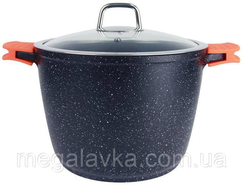 Каструля з мармуровим антипригарним покриттям Bohmann BH 7350-30 MRB - 7.5 л (30 см) - MegaLavka