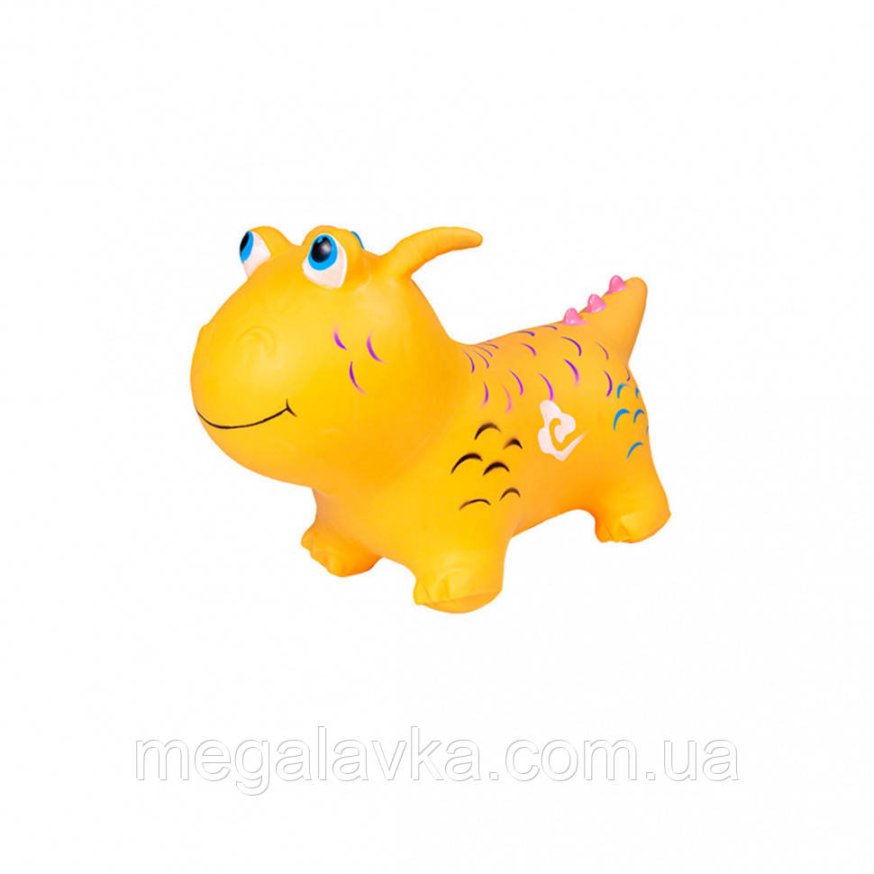 Дитячий стрибун Динозавр BT-RJ-0069 гумовий (Yellow) - MegaLavka