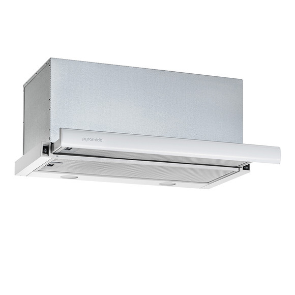 Витяжка кухонна телескопічна PYRAMIDA TL 50 (1100) WH/U, фото 1