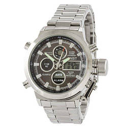 Годинник наручний AMST 3003C Metall Silver-Black