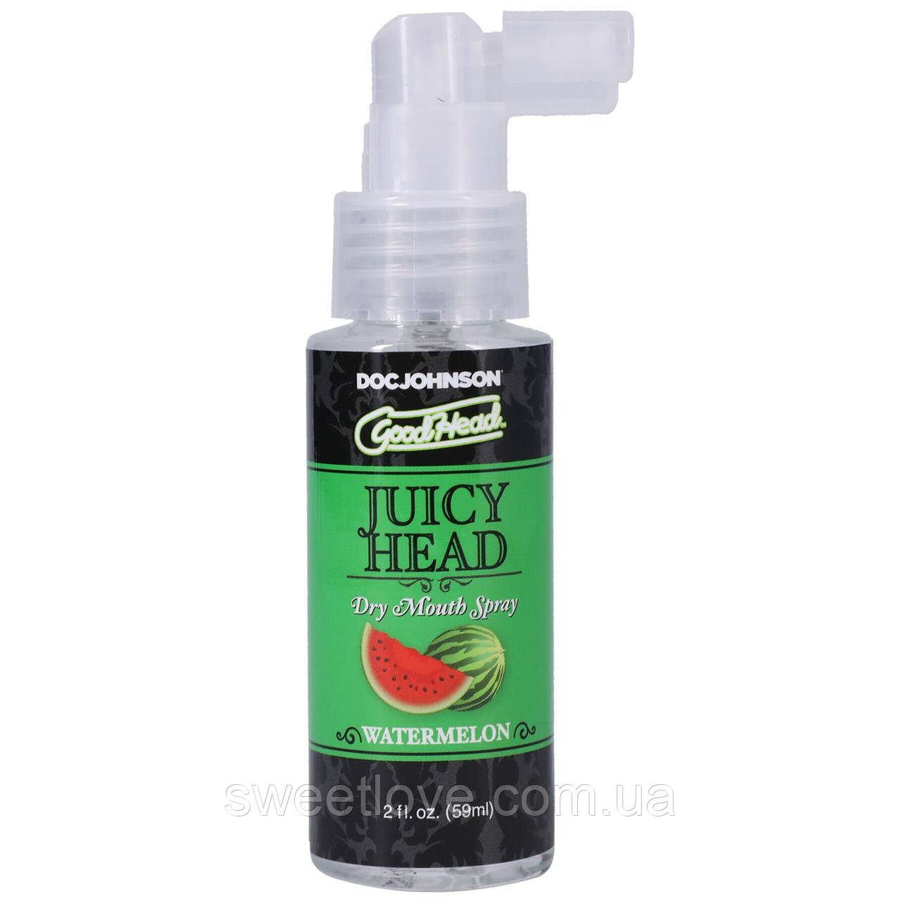 Doc Johnson GOODHEAD - JUICY HEAD - DRY MOUTH SPRAY - WATERMELON 2 FL. OZ