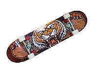 СкейтБорд деревянный "Тигр" до 80 кг