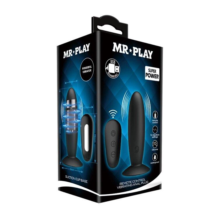 Анальна вібропробка MR PLAY з пультом
