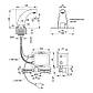 Змішувач для раковини безконтактний Lidz (CRM) 90 00 077 00, фото 2