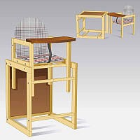 Стульчик для кормления ТМ Мася Абстракция деревянный №1120