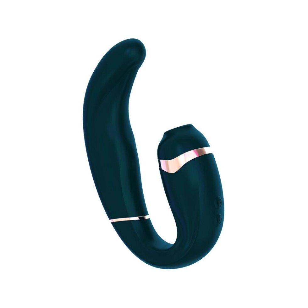 Пульсатор із вакуумною стимуляцією Adrien Lastic My G (Teal) Clitoris, фото 1