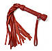 Flogger Small / Martinet, 30 Хвости 35 см, червоний колір, фото 3
