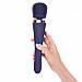 Вібраціямассер з силіконовою пензликом Любов до любові до кисті - опівночі індіго, фото 4