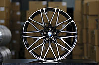 Диск колесный кованый OEM Forged 7100F BMW 2020 X6M Competition Black with Semi Grey Face