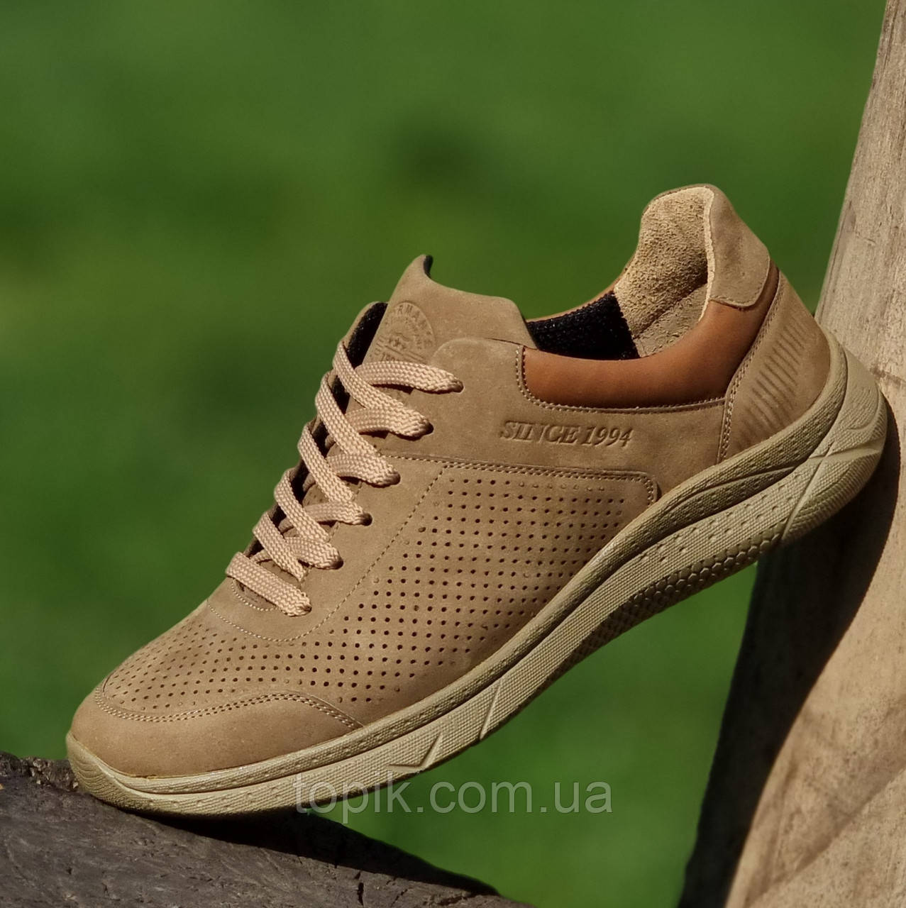 Кросівки чоловічі тактичні шкіряні койот літні зсу Кроссовки мужские тактические кожаные койот летние (Код: 3039ТАКТ), фото 1