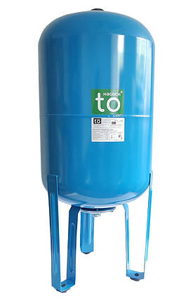 Бак гідроакумулятор 50л вертикальний фланець 1 макс 8 бар змінена EPDM мембрана toНАСОСИ, фото 1