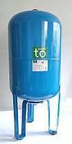 Бак гідроакумулятор 50л вертикальний фланець 1 макс 8 бар змінена EPDM мембрана toНАСОСИ, фото 2