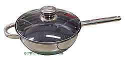Нова сковорода-сотейник з нержавіючої сталі з антипригарним покриттям з Німеччини 26 см Royalty Line