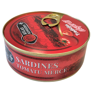 Сардина в томатному соусі Zentenes 240гр, (48 шт/ящ)