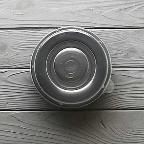 Супник (салатник) чорний з кришкою 350мл RB-350 (400шт/ящ)