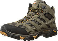 Тактические трекинговые кроссовки с мембраной GORE TEX демисезонные Merrell Moab 3 Vent Mid, цвет Walnut