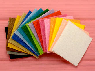 Палітра кольорів китайського жорсткого фетру 2 мм