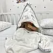 Рушник-куточок махровий Ведмедик з короною зі 100% бавовни, 95*85 см, фото 3