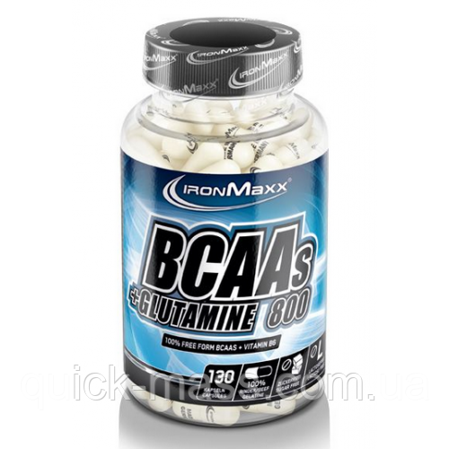 Амінокислоти Ironmaxx BCAA´s + Glutamine 130 caps, фото 1