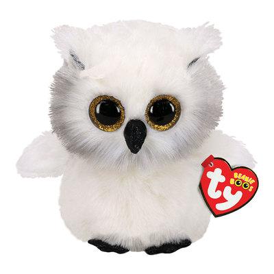 Дитяча м'яка іграшка TY Beanie Boo's 36305 Біла сова "SNOWY OWL" 15 см, фото 1