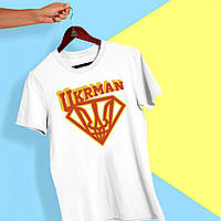 Футболка з принтом "Ukrman" Push IT