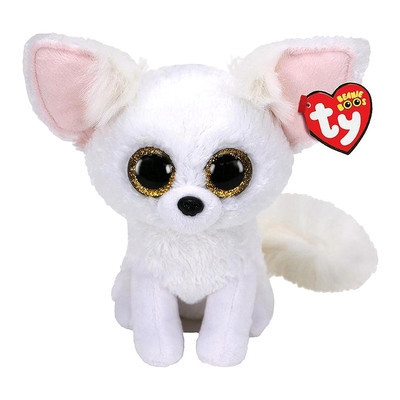 Дитяча м'яка іграшка TY Beanie Boo's 36225 Біла лисиця "FENNEC" 15 см, фото 1