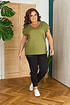 Футболка женская БАТАЛ, фото 4