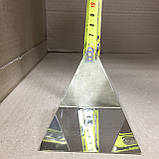 Кришталева піраміда біла 4.9х4.9х5.5 см, фото 4