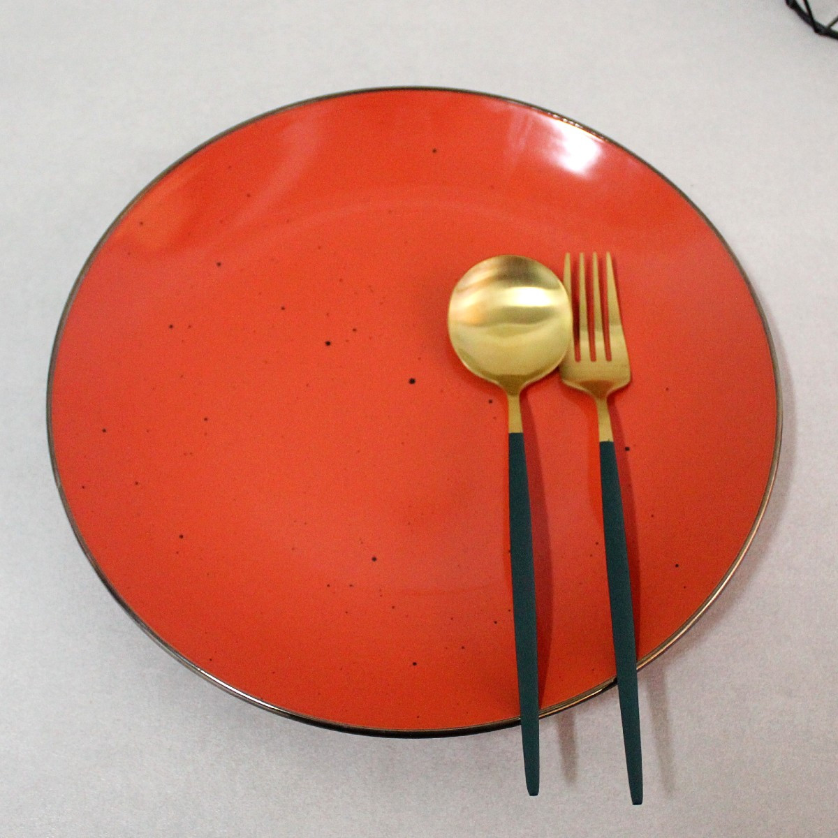 Оранжевая персональная тарелка 19 см Ardesto Bagheria Warm apricot - фото 1 - id-p1508768918