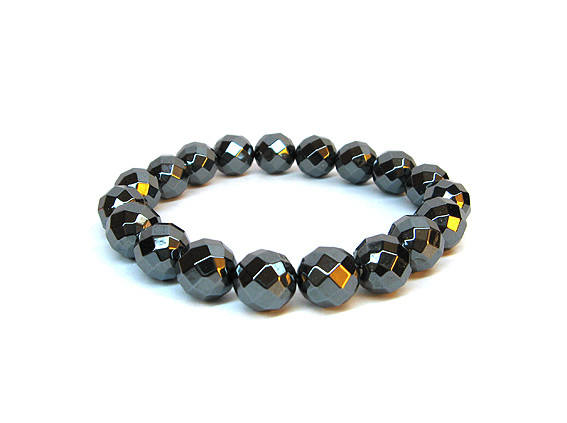 Браслет гематитовий на руку, фото 1