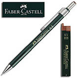 Грифель для механічного олівця Faber-Castell Super-Polymer, НВ 0,5 мм, 12 штук у пеналі, фото 5