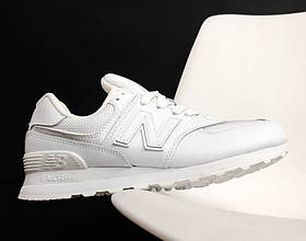 Жіночі і молоді кросівки New Balance 574 White