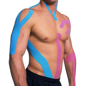 Тейп спортивний Sports Therapy Kinesiology Tape, 5 см х 5 м блакитний 203181, фото 2