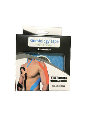 Тейп спортивний Sports Therapy Kinesiology Tape, 5 см х 5 м блакитний 203181, фото 2