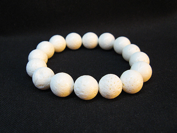 Браслет із натурального корала білий, фото 1