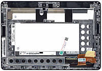 Матрица с тачскрином (модуль) для планшета Asus MeMo Pad Smart 10 ME301T ME301 5280N FPC-1 rev 4 с рамкой