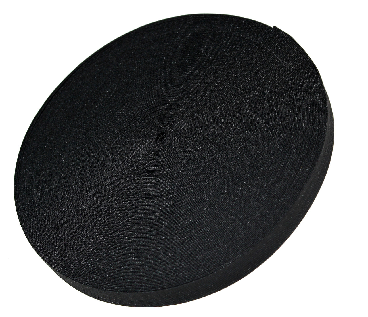 Резинка для одягу (25мм/40м) чорна, тасьма эластична