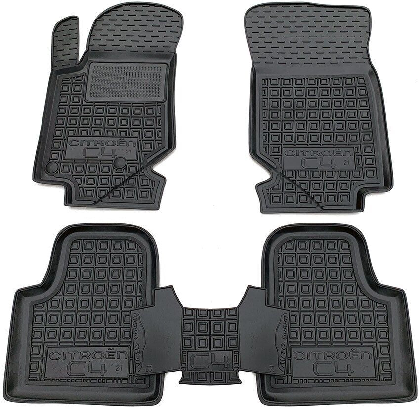 Резинові килимки в салон Citroen C4 2021-, фото 1