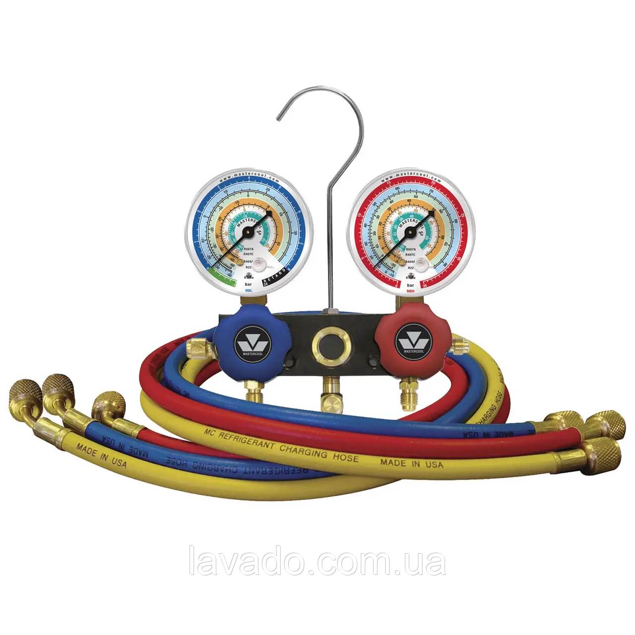 Манометрический Коллектор 2-х Вентельный, Шланг 3/150см, R134a/R404A ...