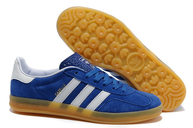 Кросівки чоловічі Adidas Gazelle Indoor світло-сині, фото 1
