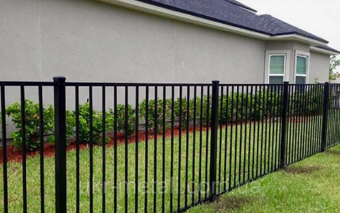Ограждение забор металлический / Забор сварной секционный /Забор металлический кованный / забор для газона - фото 2 - id-p1633288923