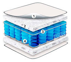Матрац пружинний СУПЕР-КРИСТАЛ Велам
