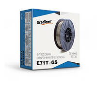 Проволока флюсовая GRADIENT E71T-GS Ø0,8 мм (1 кг)