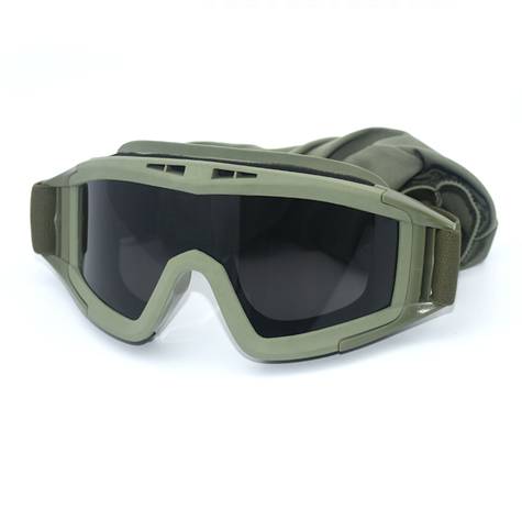 Балістичні окуляри-маска Revision Olive 3 лінзи, фото 1