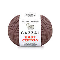 Gazzal Baby cotton - 3455 коричневий