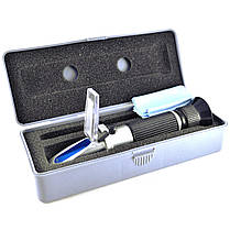 Рефрактометр автомобільний (антифриз, омивач, щільність електроліта, adblue) WALCOM REF 405A, фото 3