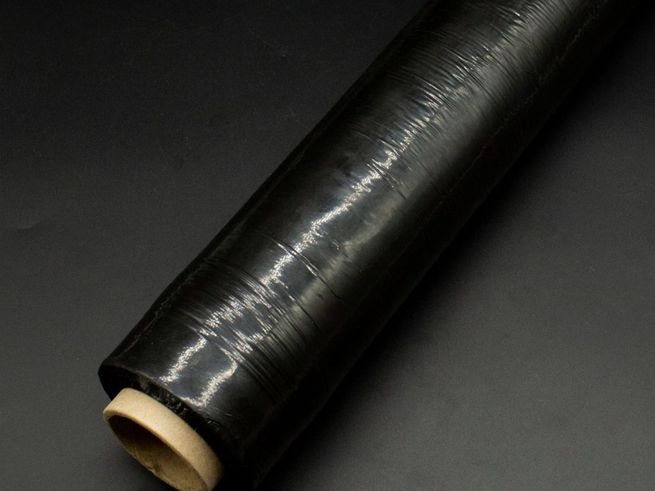 Стрейч черный 50 см 1500 грамм стрейчевая пленка для упаковки в рулоне - фото 2 - id-p1078951850