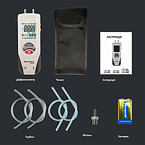 Дифманометр 2 psi (+/- 13,79 кПа ) WALCOM HT-1890, фото 4